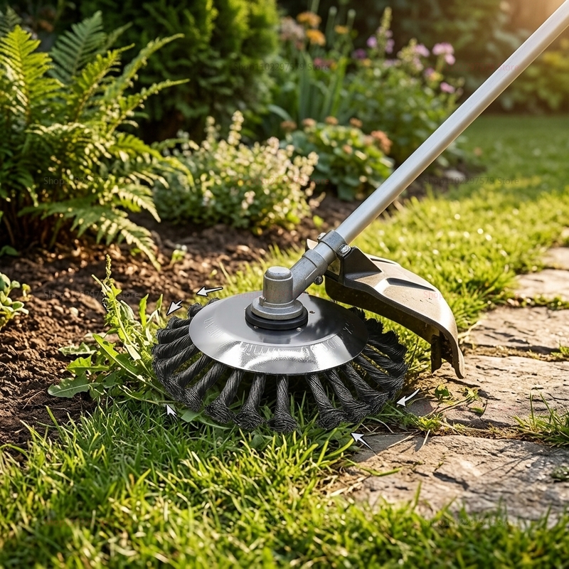 Gardening Tools To Remove Grass - 6 Inch Steel Wire Brush Cutter