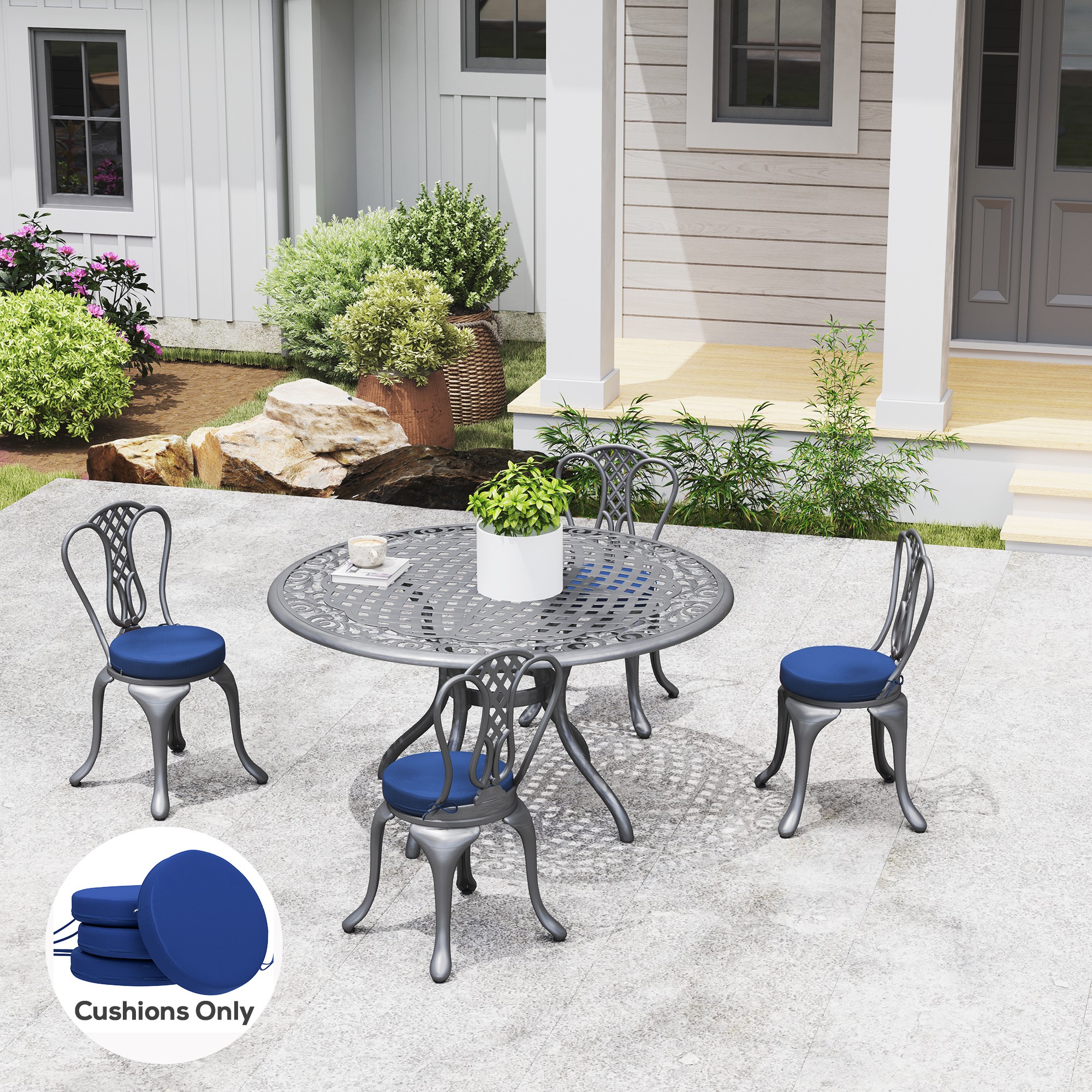 Gardening Tools - Outdoor Chair Cushions Set of 4,