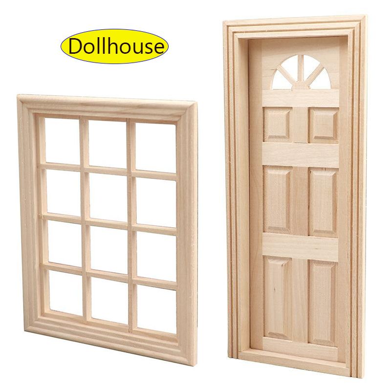 Gardening Tools - 1 Set Furniture Accessories 1/12 Wooden