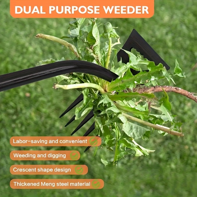 2 in 1 Garden Weeding Rake 5/6 - Gardening Tools To Remove Grass incelemesi ve fiyatı
