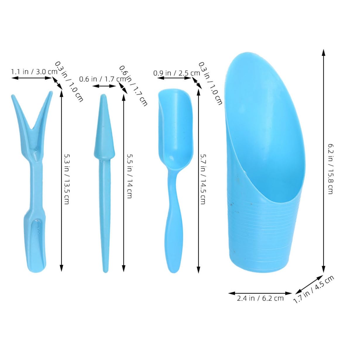 4pcs/set, Plastic Durable Buck - Gardening Tools Kit incelemesi ve fiyatı