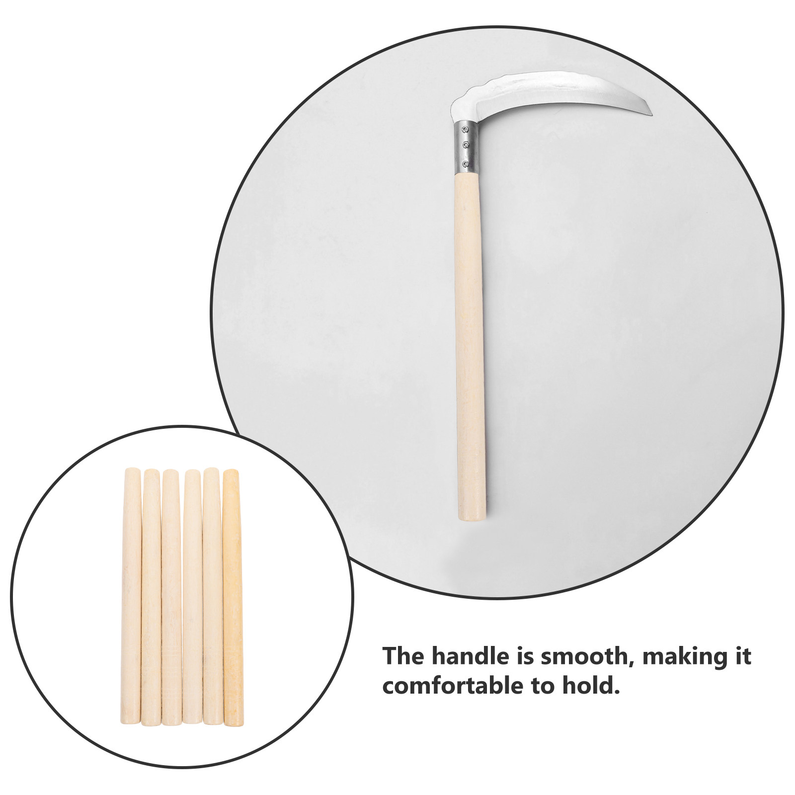 6Pcs Long Wooden Handle Set Fa - Gardening Tools Shovel incelemesi ve fiyatı