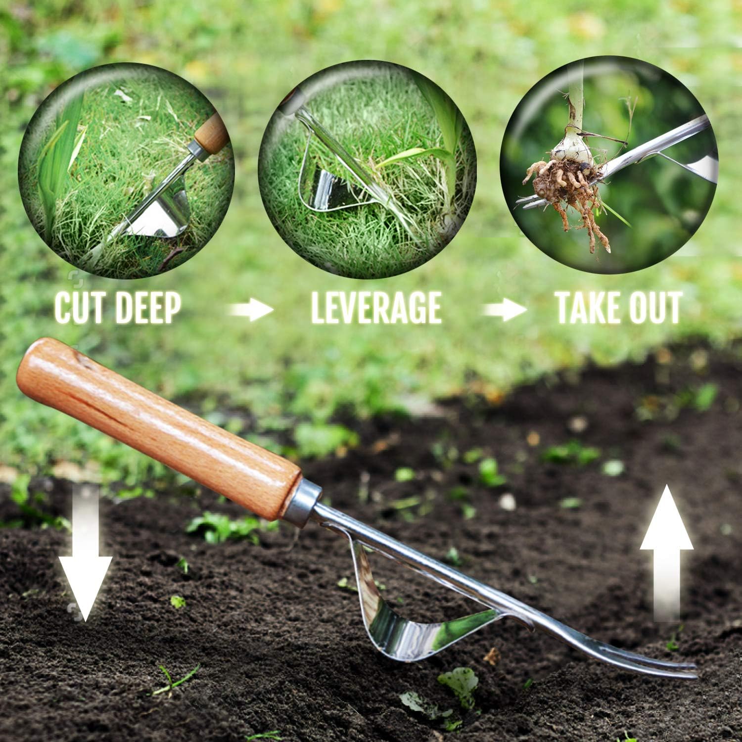 1/2PCS Manual Weed Remover V-S - Gardening Tools To Remove Grass incelemesi ve fiyatı