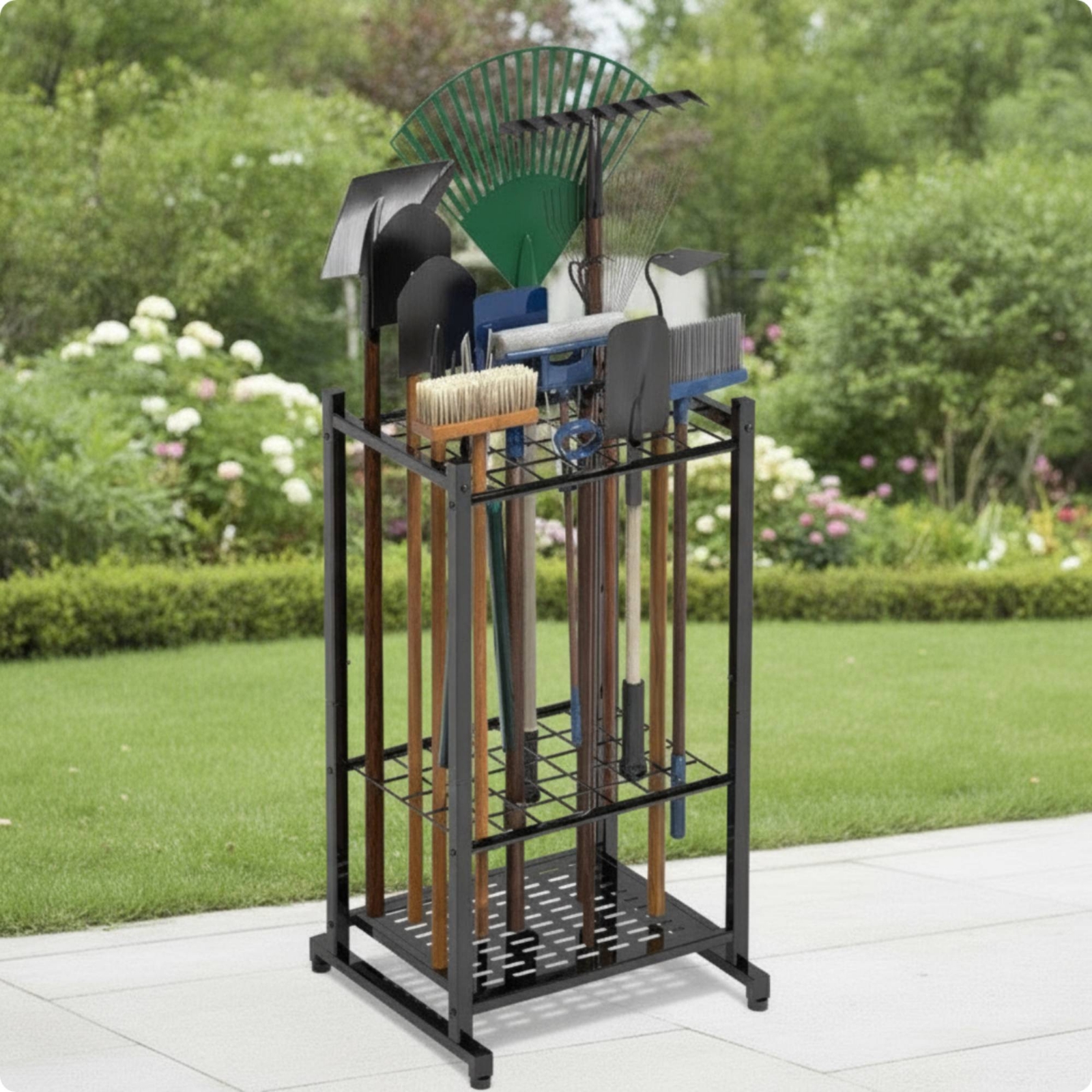 Garden Tool Rack Three-Tier Ga - Gardening Tools Shovel incelemesi ve fiyatı