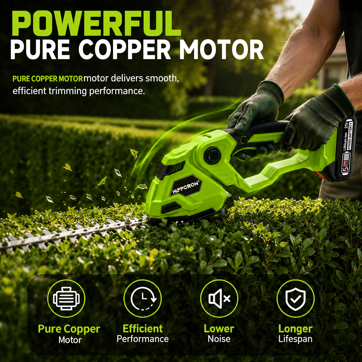 HIPPCRON 2 IN 1 Cordless Elect - Gardening Tools Edger incelemesi ve fiyatı