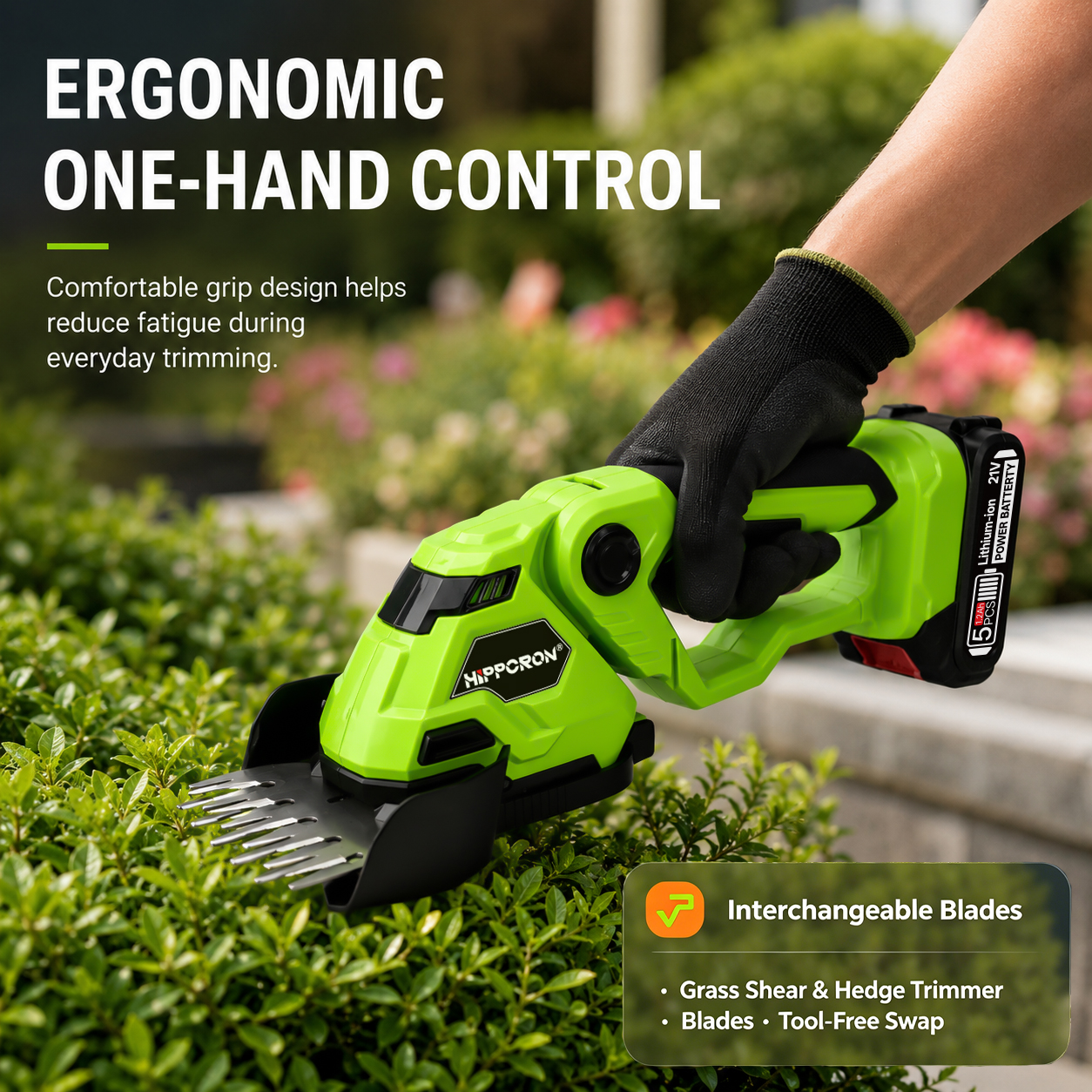 HIPPCRON 2 IN 1 Cordless Elect - Gardening Tools Edger incelemesi ve fiyatı