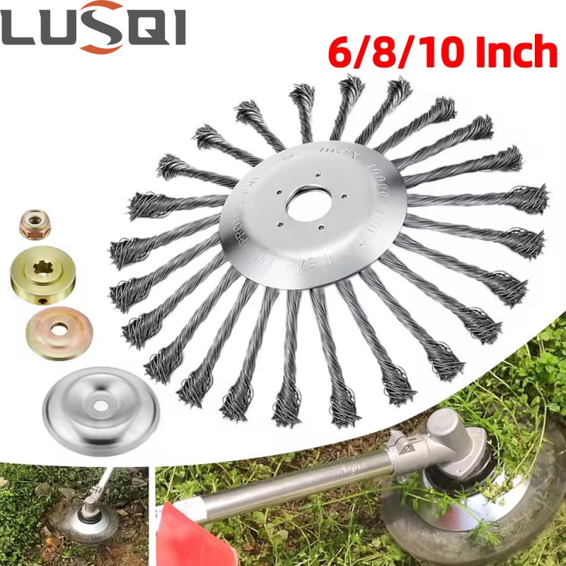 LUSQI 6/8/10 Inch Steel Wire W - Gardening Tools To Remove Grass incelemesi ve fiyatı