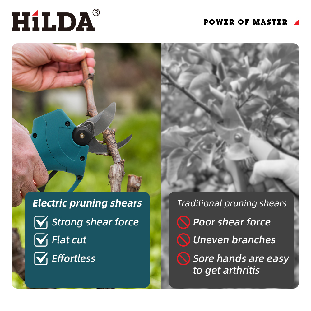 HILDA 18V Brushless Cordless E - Gardening Tools Scissors incelemesi ve fiyatı
