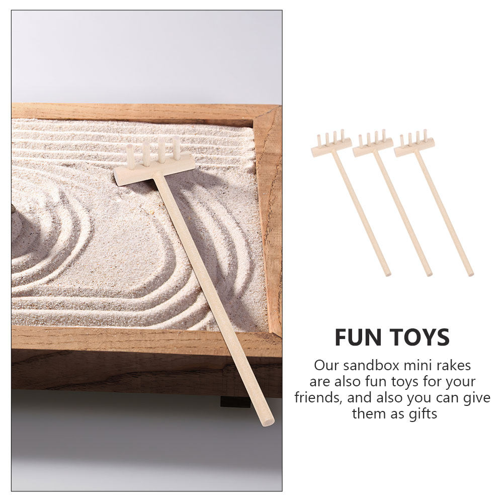 3Pcs Handcrafted Bamboo Mini S - Zen Gardening Tools incelemesi ve fiyatı