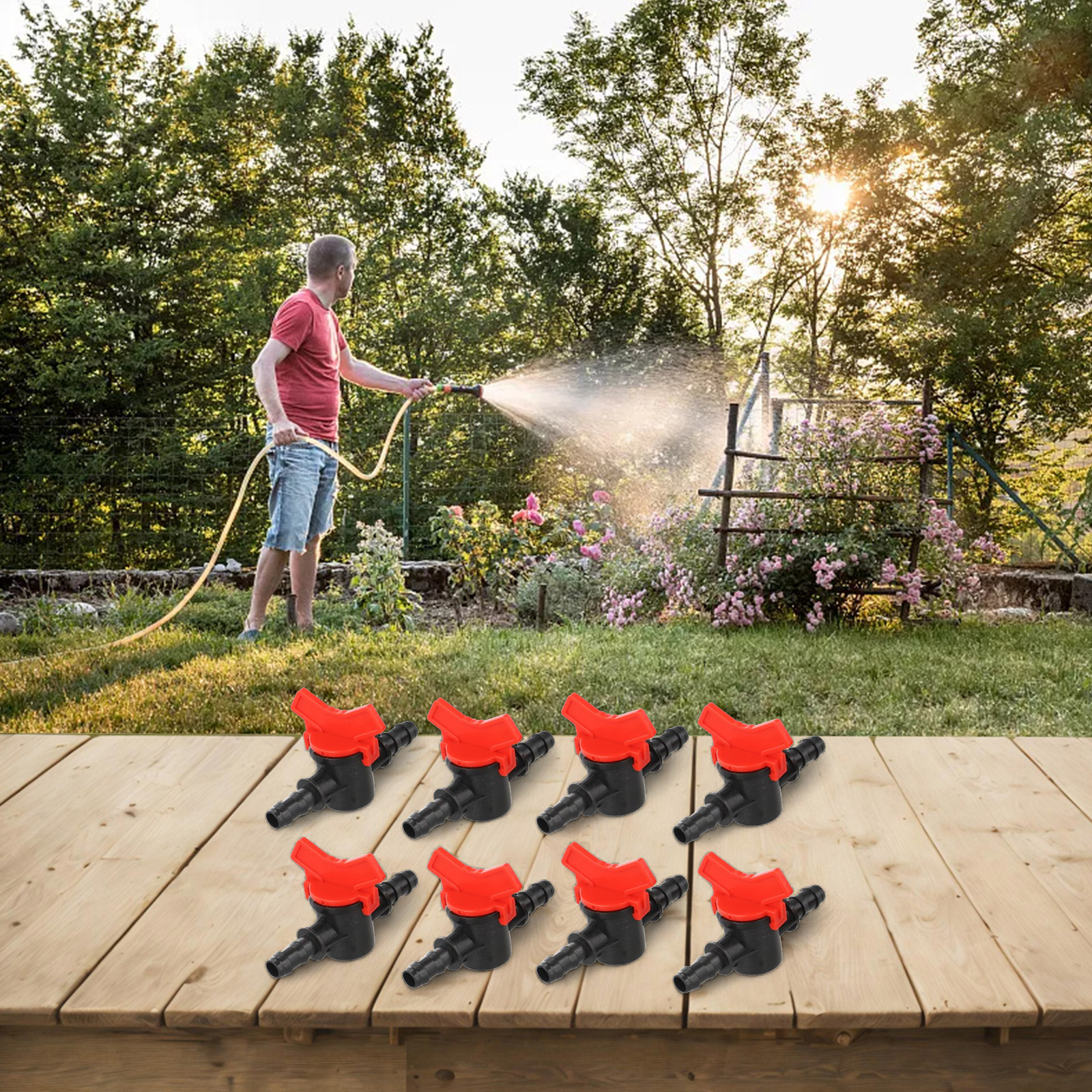 8Pcs Garden Hose Faucet Irriga - Gardening Tools And Accessories incelemesi ve fiyatı