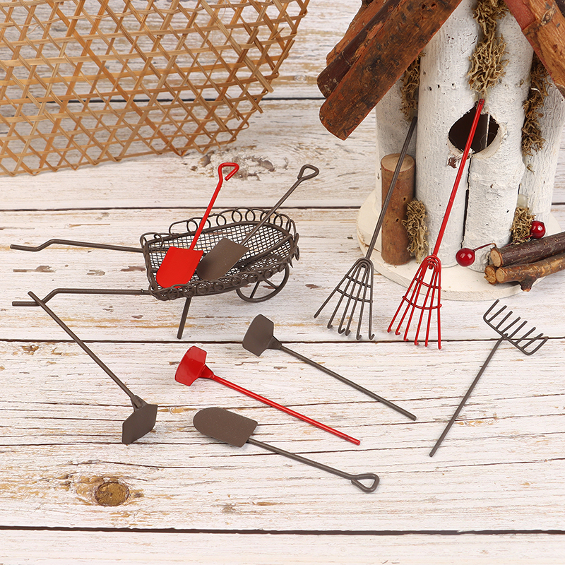 1/12 Dollhouse Simulation Gard - Gardening Tools Shovel incelemesi ve fiyatı