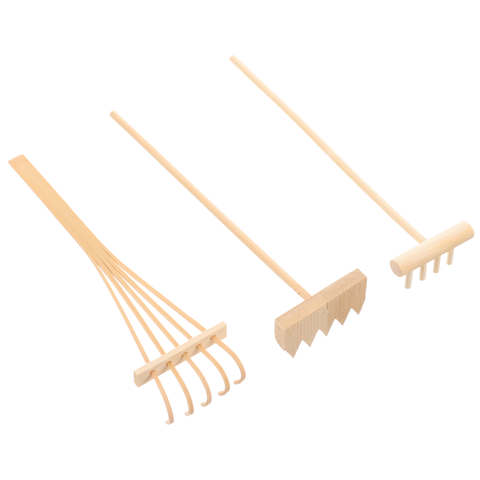 3 Pcs Mini Bamboo Rake Zen Gar - Zen Gardening Tools incelemesi ve fiyatı