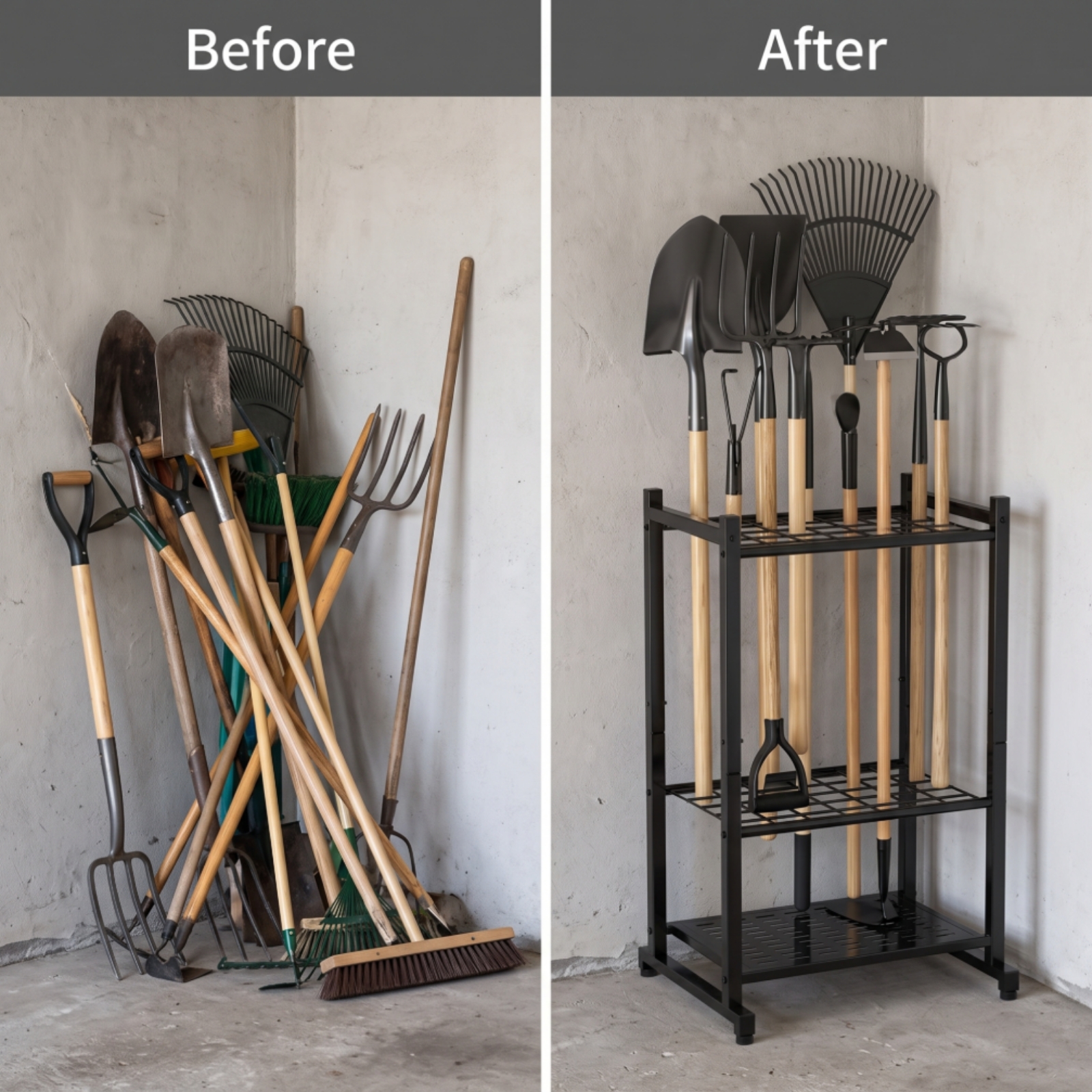 Garden Tool Rack Three-Tier Ga - Gardening Tools Shovel incelemesi ve fiyatı
