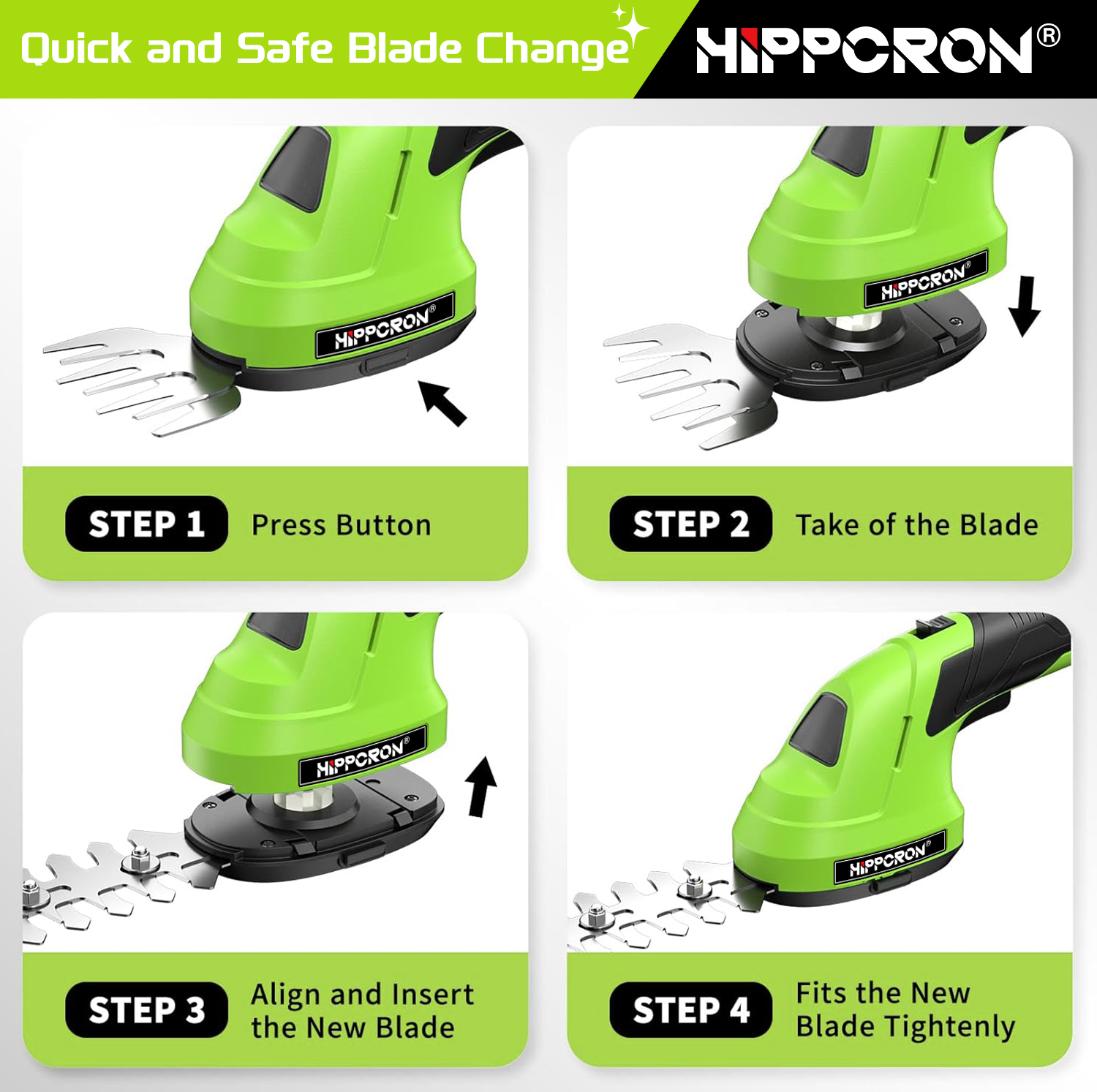 Hippcron 2 in 1 Electric Hedge - Gardening Tools Edger incelemesi ve fiyatı