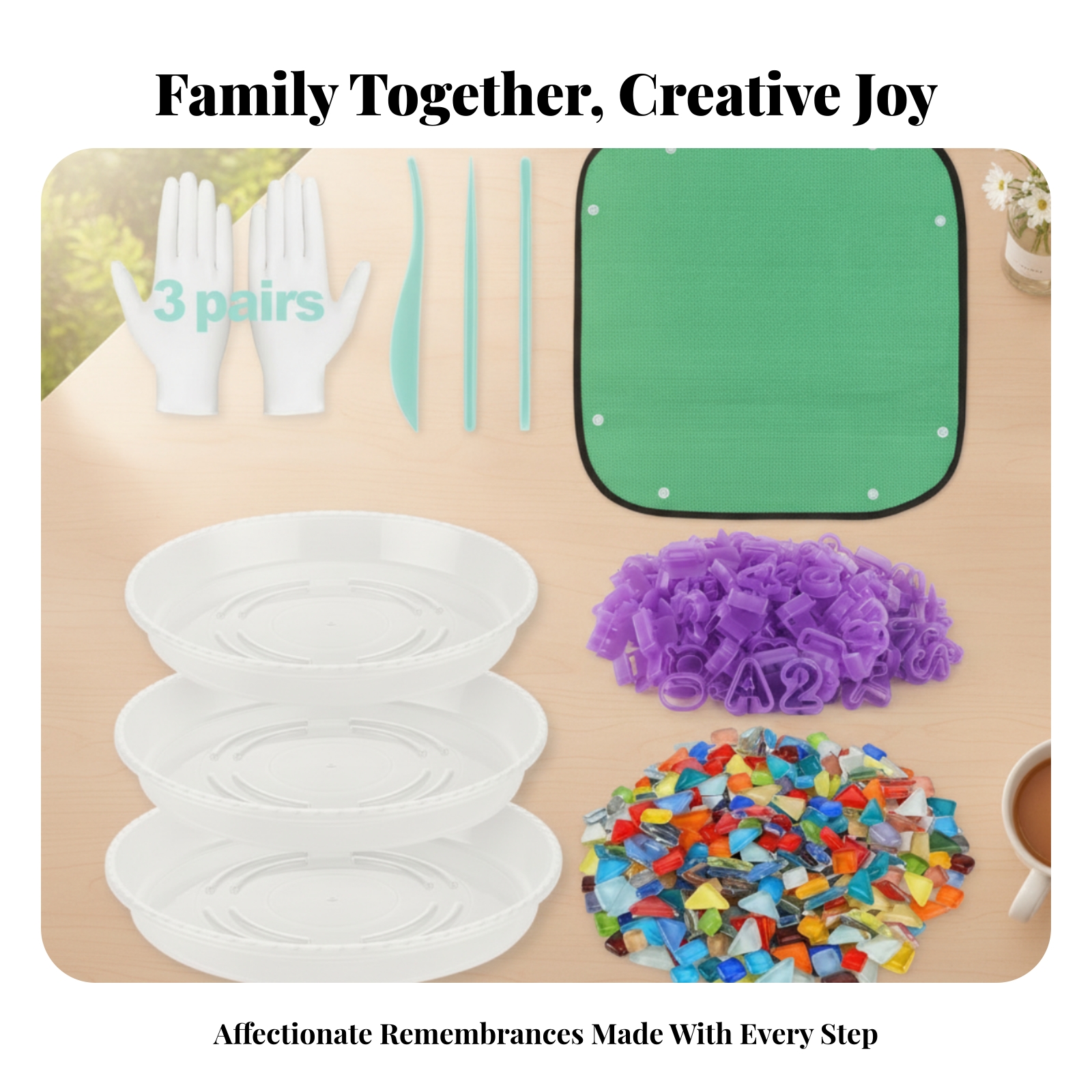 Mosaic Stepping Stone Kit Allc - Gardening Tools Kit incelemesi ve fiyatı