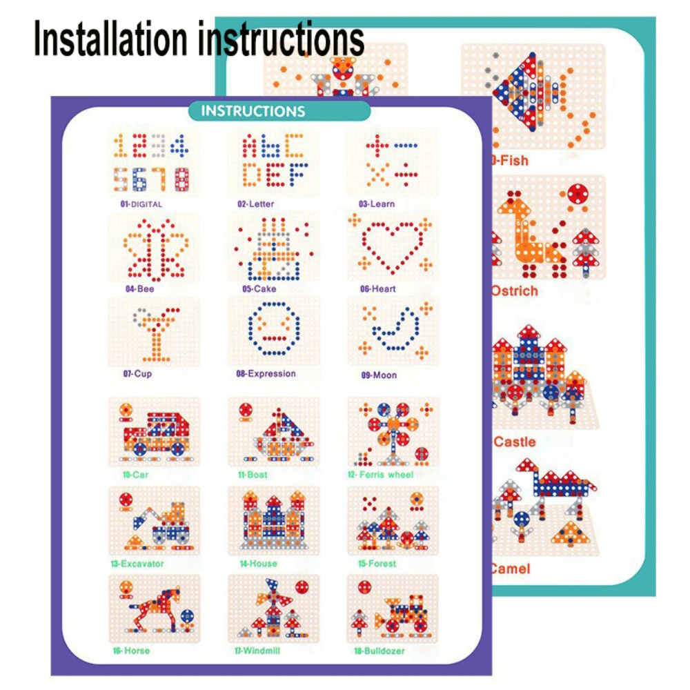 450Pcs Kids STEM Drill Set Cre - Gardening Tools Toddler incelemesi ve fiyatı