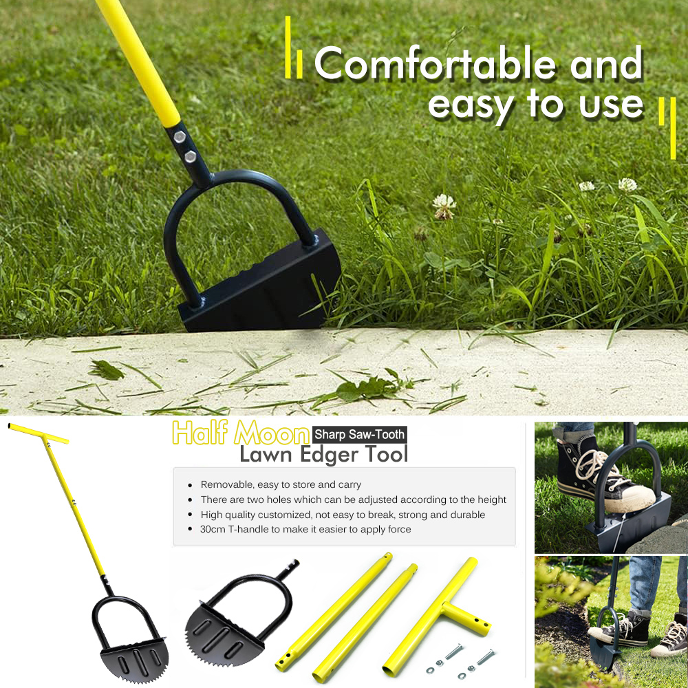 Half Moon Lawn Edger with Long - Gardening Tools Edger incelemesi ve fiyatı