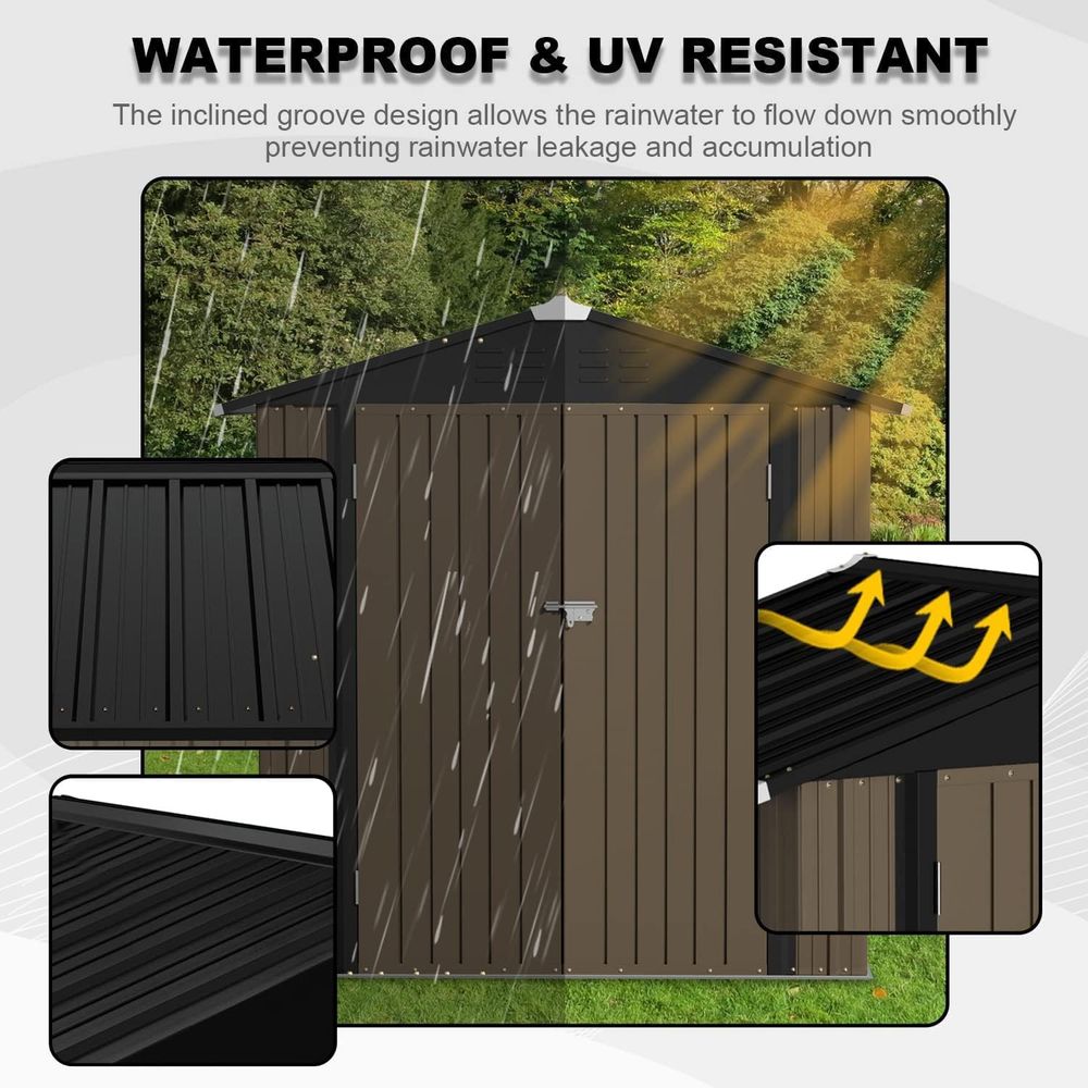 Metal Outdoor Storage Shed 6 x - Gardening Tools incelemesi ve fiyatı