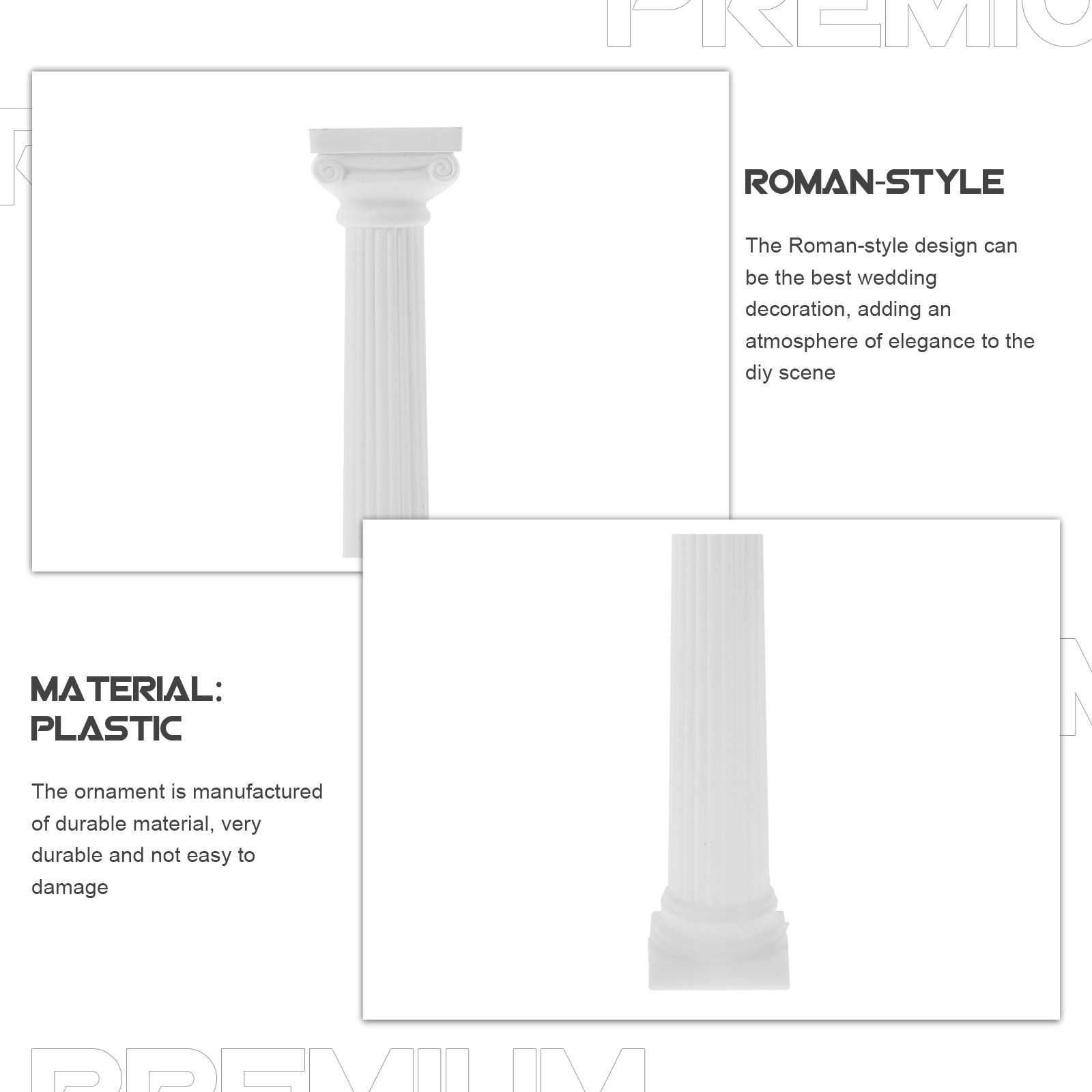 6Pcs Roman Pillar Decor Mini C - Zen Gardening Tools incelemesi ve fiyatı